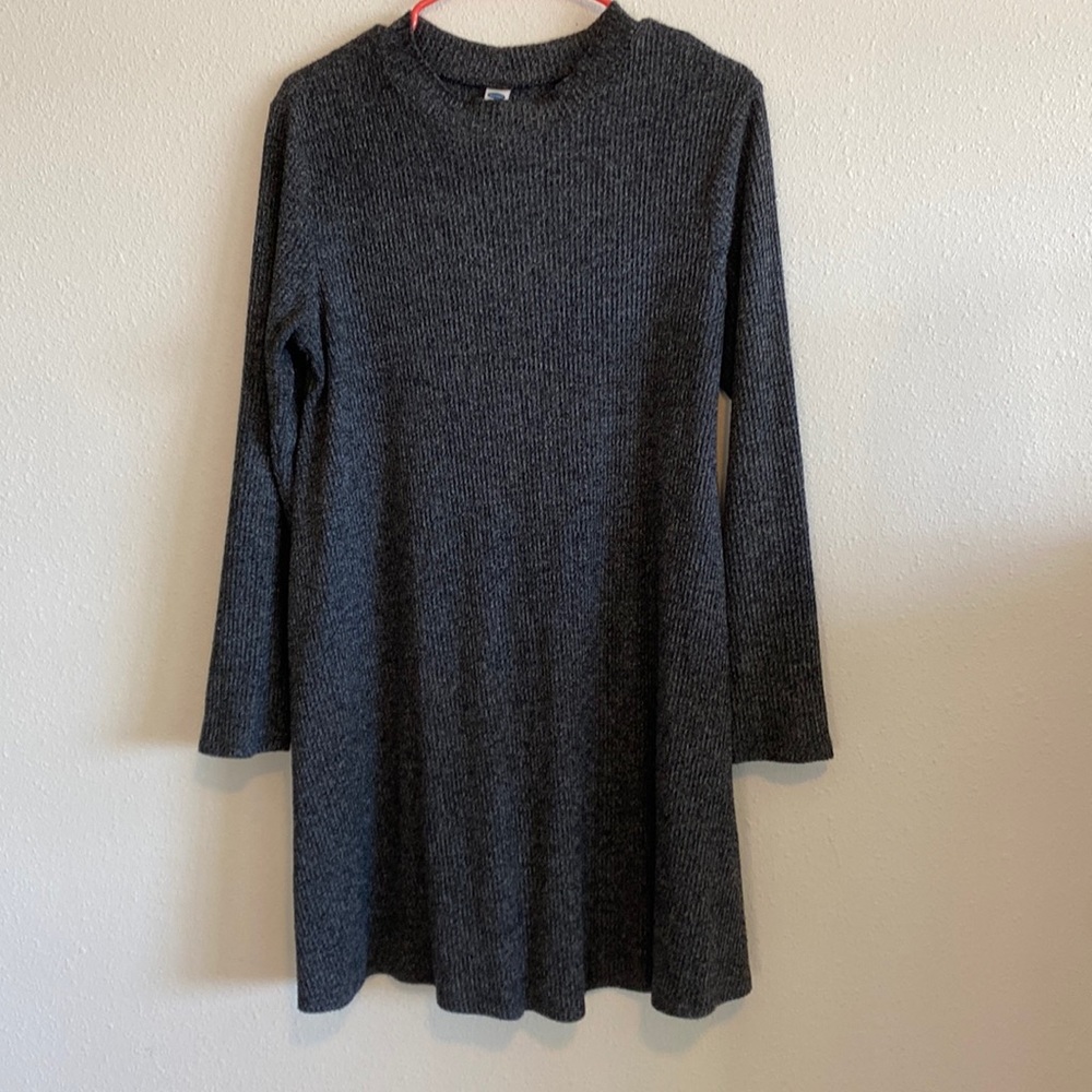 Grey Long sleeved dress
